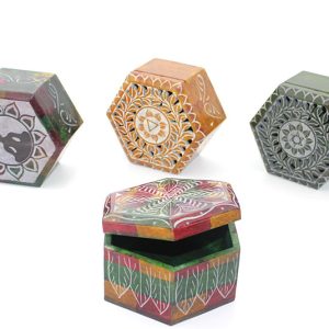 Obsidian Taşı Kutu Model 6