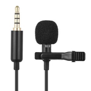 Haiki Hk-301 3.5mm Jack Girişli Kablolu Youtuber Yaka Mikrofon