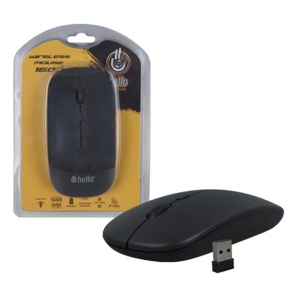 Hello Hl-19092 Usb 2.4ghz 1600dpı Kablosuz Mouse - Ergonomik Tasarım - Görsel 5