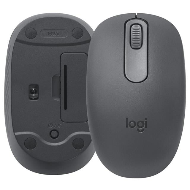 Logitech M196 1000dpı Optik Kablosuz Bluetooth Mouse Gri 910-007459