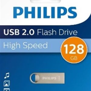 Philips Fm12fd160b/00 128gb Moon Klasik Gümüş Usb 2.0 Metal Flash Bellek
