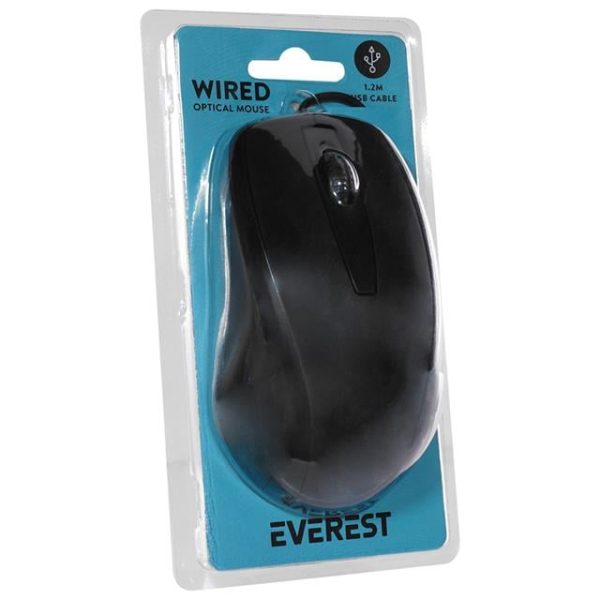 Everest Sm-207b Usb Siyah 1200 Dpı Optik Kablolu Mouse - Görsel 6