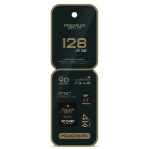 Powerway Premium 128 Gb 90mb/s Ultra Hızlı 4k Destekli Sdxc Hafıza Kartı
