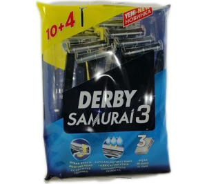 DERBY SAMURAİ 3 BIÇAK 10+4 PARÇA.POŞETLİ (5296)