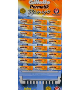 PERMATİK BANYO SAPLI JİLET KARTELA 48 PARÇA (5296)