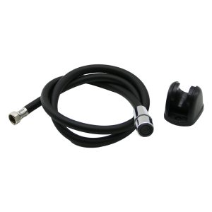 SİYAH PLASTİK PERLATÖRLÜ TAHARATMATİK HORTUM  120CM (5296)