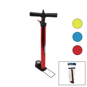 SAATLİ İRAN EL POMPASI METAL GÖVDE PLASTİK KOL - ALTLIK 55 CM TOP - BİSİKLET - MOTOR (5296)