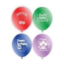 DOĞUM GÜNÜ İYİKİ DOĞDUN BALON 12İNC 100 PARÇA (5296)