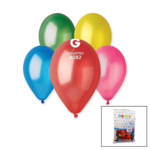 GM-110-82 METALİK - KARIŞIK BALON 11&apos;&apos; - 28CM - 100 PARÇA (5296)