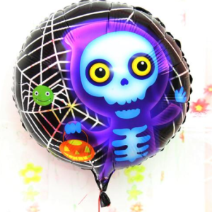 Halloween İskelet Hayalet Folyo Balon 18 inç (5296)