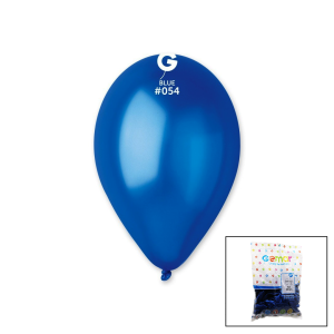 GM-110-36-54 METALİK - MAVİ BALON 11&apos;&apos; - 28CM - 100 PARÇA (5296)