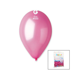 GM-110-33 METALİK - PEMBE BALON 11&apos;&apos; - 28CM - 100 PARÇA (5296)