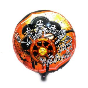 Kuru Kafalı Korsanlar Halloween Şekilli Folyo Balon 45 cm (5296)