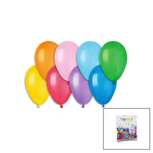 KLASİK RENKLİ BALON 7 İNÇ - 19CM - 100PCS (5296)