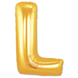 L Harf Folyo Balon Altın Renk  40 inç (5296)