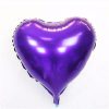 Kalp Balon Folyo Mor 45 cm 18 inç (5296)