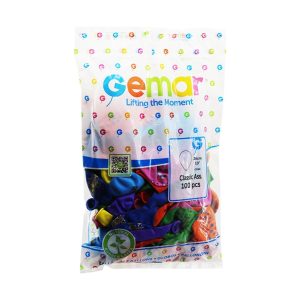 10 İNÇ - 26CM KARIŞIK RENKLİ BASKILI  BALON (5296)