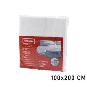 TEK KİŞİLİK  YATAK KORUYUCU  SIVI GEÇİRMEZ  ALEZ  100X200CM   HAVA ALIR   ANTİBAKTERİYEL   ANTİALERJİK (5296)
