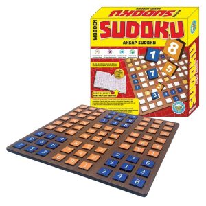 9 Bölümlü Ahşap Sudoku Eğitici Oyun Seti (5296)