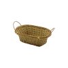 OVAL PLASTİK HASIR EKMEK - ÇOK AMAÇLI SEPET KULPLU - METAL İSKELET TABAN:11X18- AĞIZ:18X24.5CM D:8CM (5296)