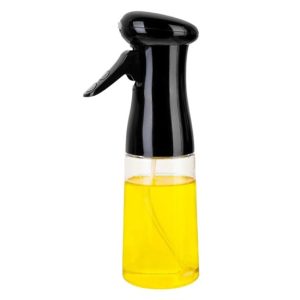 Çok Amaçlı Cam Şişe Püskürtmeli Dağıtıcı Yağdanlık Limonluk Sirke Sosluk Spreyi Siyah (5296)