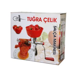 KOLLU   ALÜMİNYUM  SALÇA MAKİNESİ  SÜZGEÇLİ - PLASTİK HAZNELİ (5296)