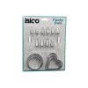 20PCS PASTA SÜSLEME UÇ SETİ= 12-METAL KURABİYE KALIP METAL=3-KALP - 3-YUVARLAK 2-UÇ TUTUCU PLS.ADAPTÖR (5296)