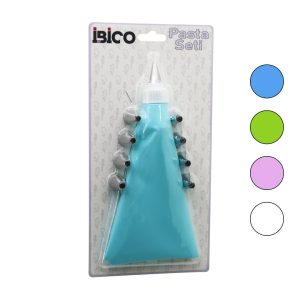 11PCS PASTA SETİ - RENKLİ   1-KREMA TORBASI - 9-METAL SIKMA UÇLARI - 1-UÇ TUTUCU ADAPTÖR (5296)