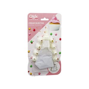 QLUX L-00172 AVANTAGE  10PCS   KREMA TORBASI - SÜSLEME BAŞLIK  SETİ   1-BEYAZ TORBA - 9-KREM BEYAZI PLASTİK BAŞLIK (5296)