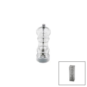 KÜÇÜK   ŞEFFAF MİKA KRİSTAL PLASTİK  BAHARAT ÖĞÜTÜCÜ (5296)