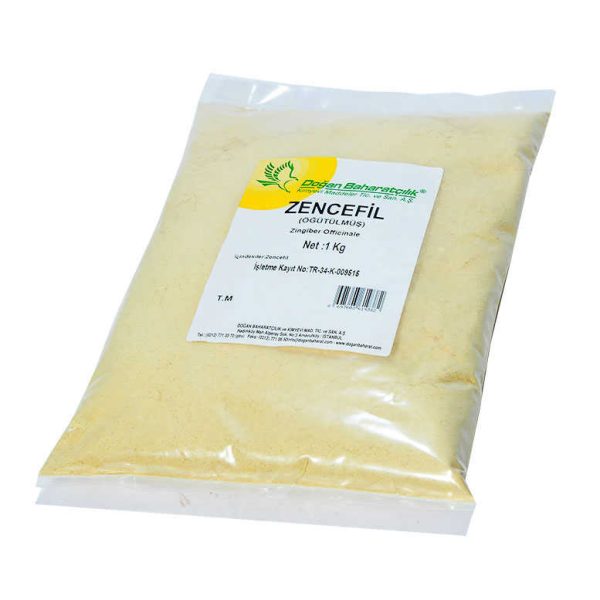 Zencefil Kökü Öğütülmüş Doğal 1000 Gr Paket - Görsel 4