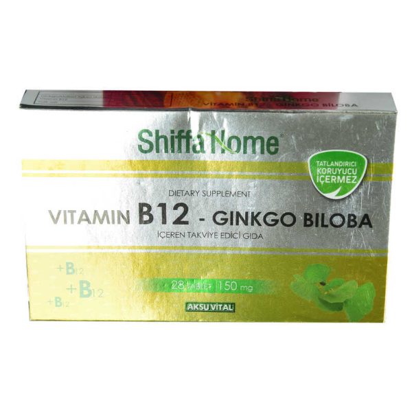 Shiffa Home Vitamin B12-Ginkgo Biloba 28 Tablet 150 Mg - Görsel 2