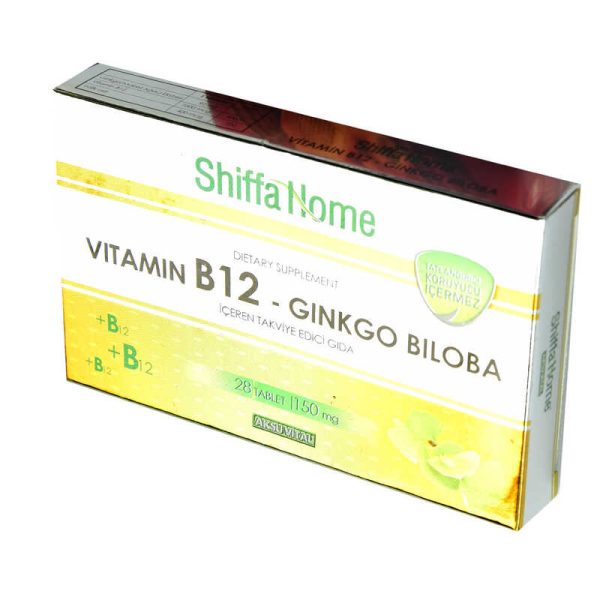Shiffa Home Vitamin B12-Ginkgo Biloba 28 Tablet 150 Mg - Görsel 3