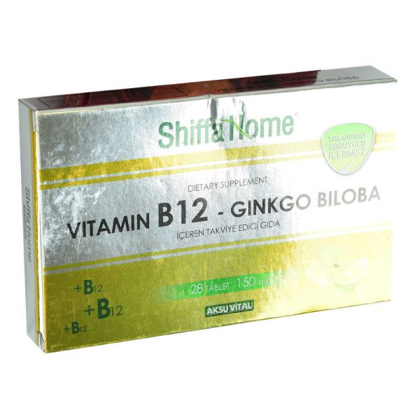 Shiffa Home Vitamin B12-Ginkgo Biloba 28 Tablet 150 Mg - Görsel 4