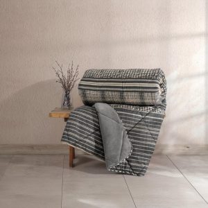 Çift Kişilik Yorgan Velvet Timbre Antrasit