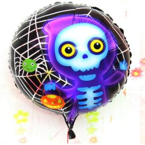 Halloween İskelet Hayalet Folyo Bn 18 inç