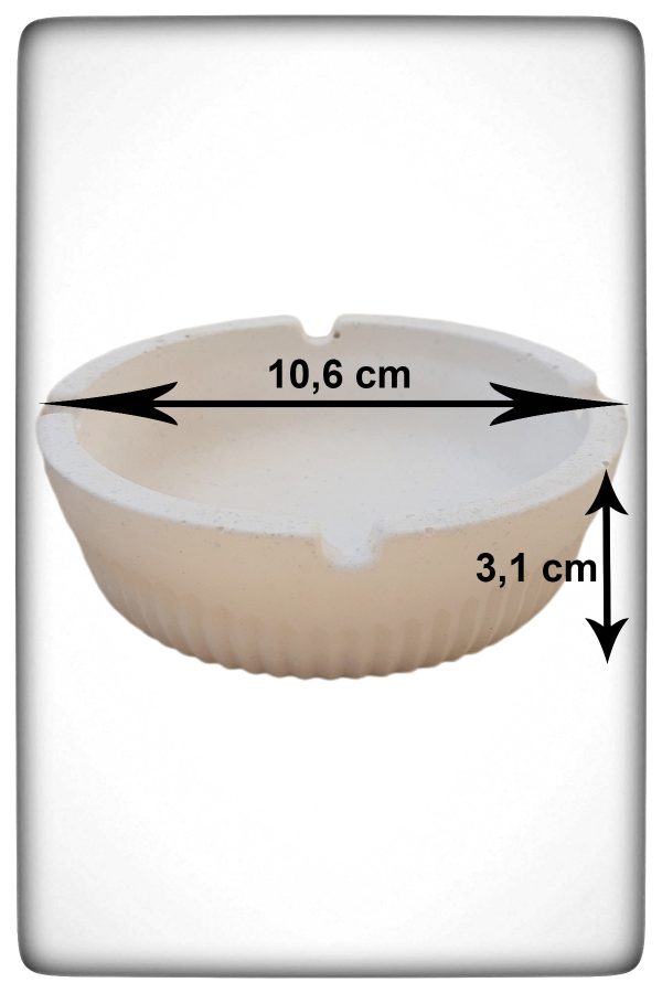 Beton Küllük Beton Kül Tablası Boyasız - Görsel 3