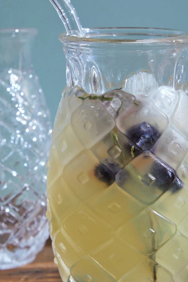 1 Adet Ananas Cam Kokteyl Sunum Bardağı Cam Pipetli Kahve Soğuk İçecek Bardak - Görsel 3