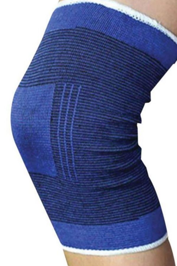 2 Li Elastik Dizlik - Egzersiz ve Spor Dizliği Büyük Boy 23 cm - Görsel 3