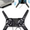 2 Fanlı Notebook Soğutucu Portatif Katlanabilir Laptop Soğutucu Fan Usbli Stand Bilgisayar Fanı