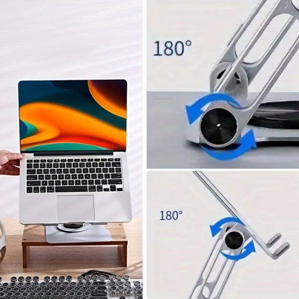 BUFFER® 360 Derece Dönebilen Hava Aldıran Laptop Standı - Görsel 4