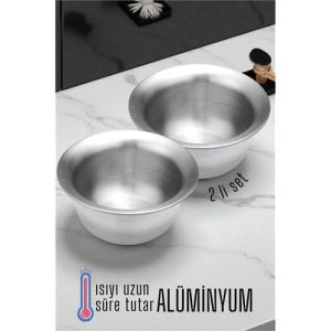 Modacar Alüminyum Tıraş Tası 2 li SET