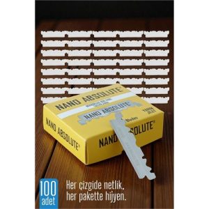 Modacar 100 lü Berber Ustura Jileti - Yarım Jilet- Berber Jileti Nano Absolute