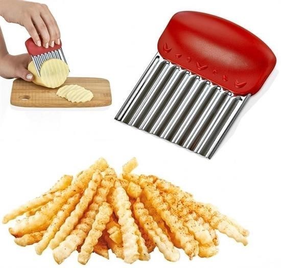 Pratik Kolay Patates Meyve Ve Sebze Dilimleyici Doğrama Bıçağı - Görsel 3