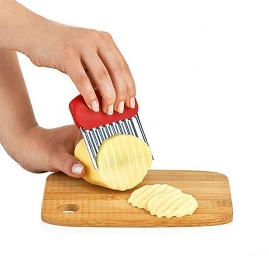Pratik Kolay Patates Meyve Ve Sebze Dilimleyici Doğrama Bıçağı - Görsel 4