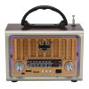 BUFFER® Taşınabilir Klasik AM/FM/SW  Retro Nostaljik Radyo