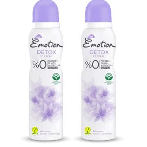 2 Adet Detox Floral Kadın Deodorant Sprey 150 ml