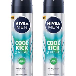 2 Adet Men Cool Kick Fresh Erkek Deodorant Sprey 150 ml