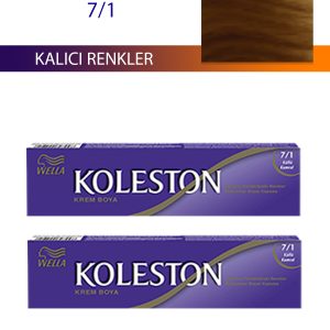 2 Adet Single Tüp Boya Saç Boyası Küllü Kumral 7/1