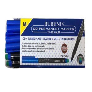12 Adet Rb.Mavi Silgili Cd Kalemi